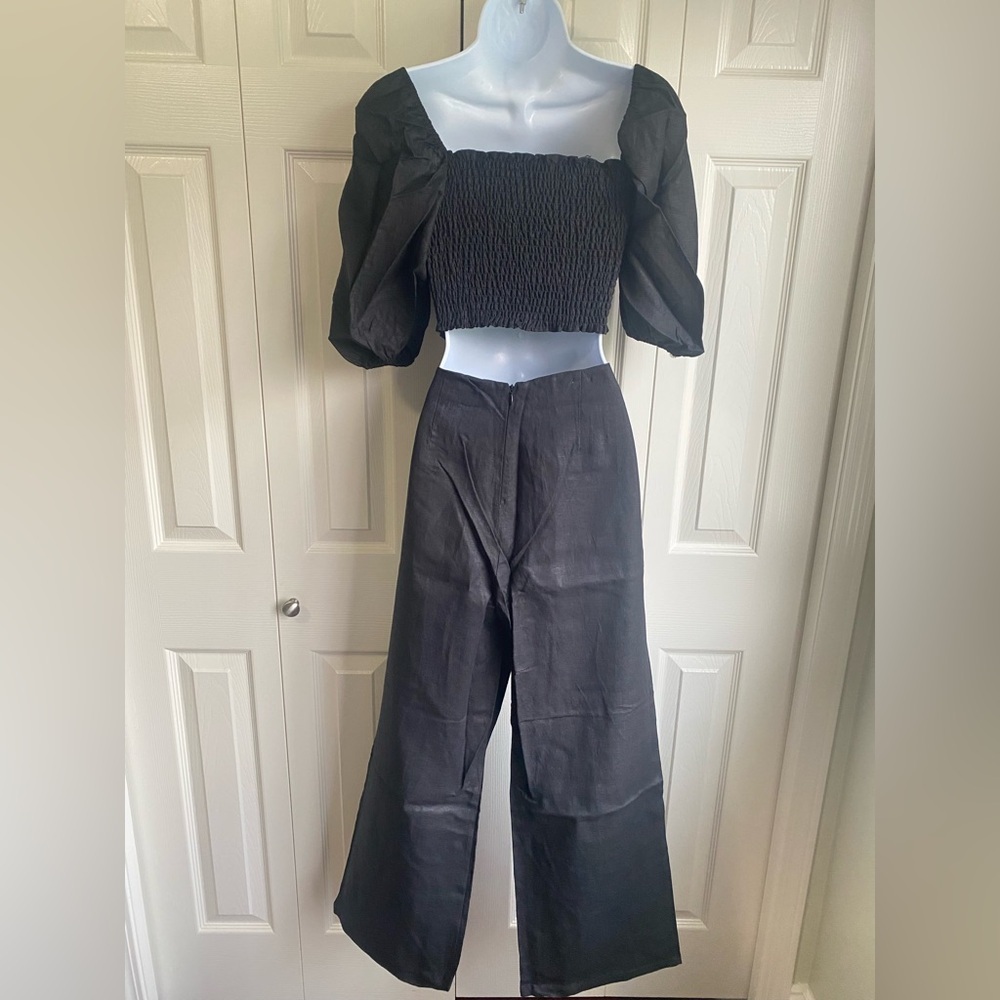 New Reformation Scarlett Linen Two Pieces - Picture 8 of 11